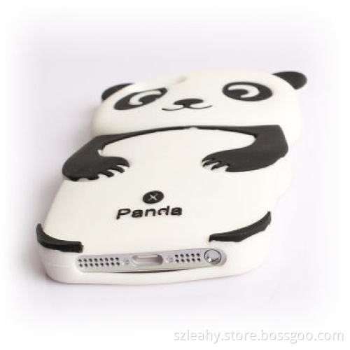 Panda-shaped silicone case for iPhone 5/5S